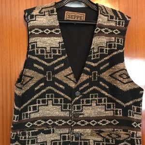 Men’s Vintage Santa Fe Seppe vest.